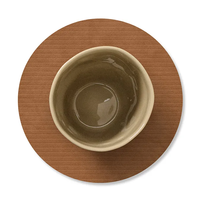 Corduroy glasunderlägg, Nature, circle LIND DNA