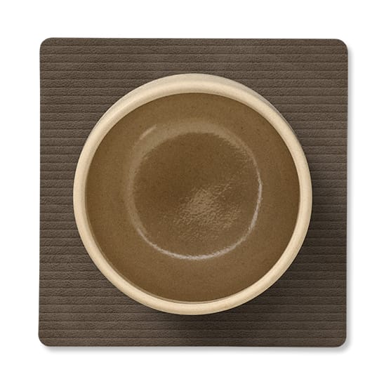 Corduroy glasunderlägg square, Caviar LIND DNA
