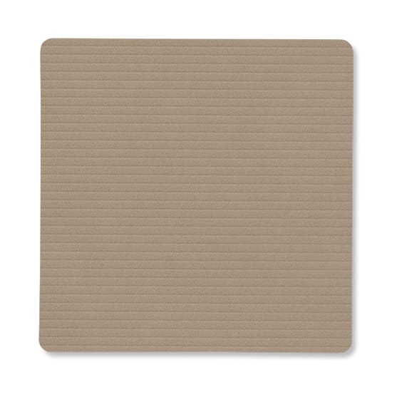 Corduroy glasunderlägg square - Clay Brown - LIND DNA