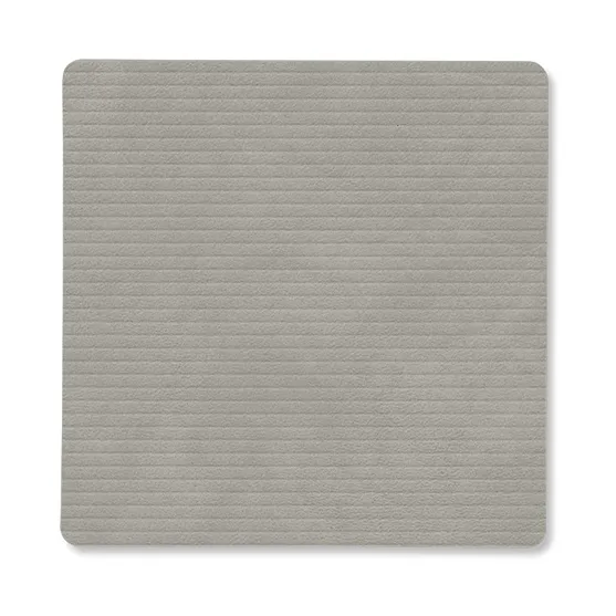 Corduroy glasunderlägg square, Light Grey LIND DNA