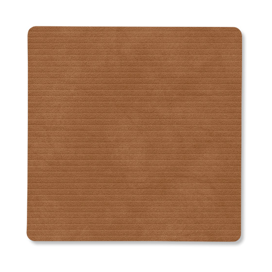 LIND DNA Corduroy glasunderlägg square Nature | Skandinavisk Design | Glasunderlägg | Brun
