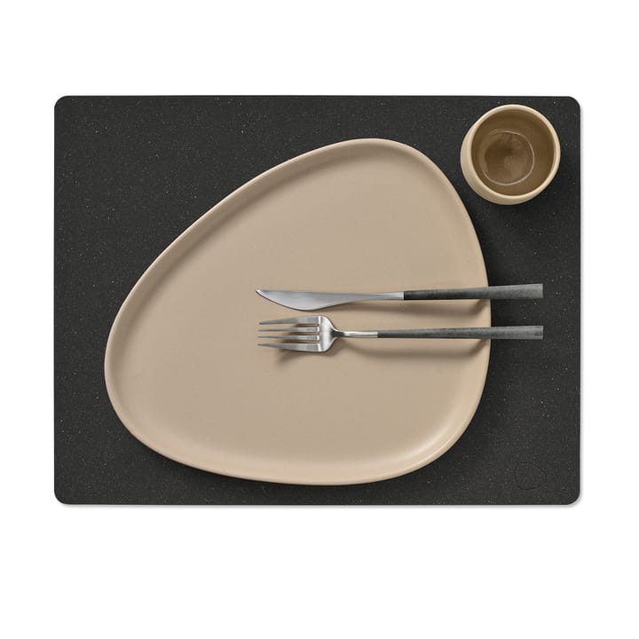 Core bordstablett square L, Flecked anthracite LIND DNA