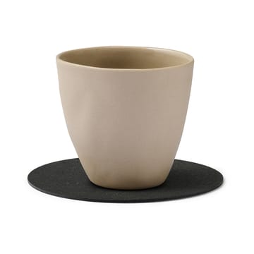 Core glasunderlägg circle - Flecked anthracite - LIND DNA