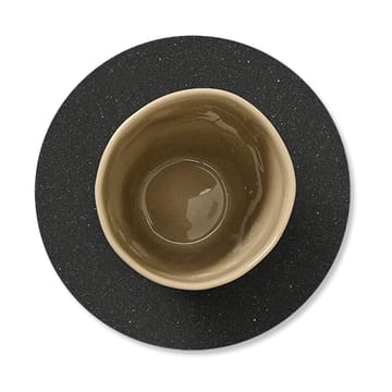 Core glasunderlägg circle - Flecked anthracite - LIND DNA