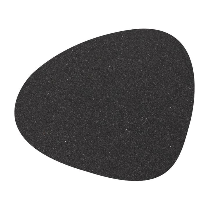 Core glasunderlägg curve  - Flecked anthracite - LIND DNA