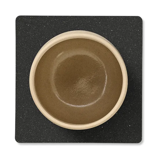 Core glasunderlägg square, Flecked anthracite LIND DNA