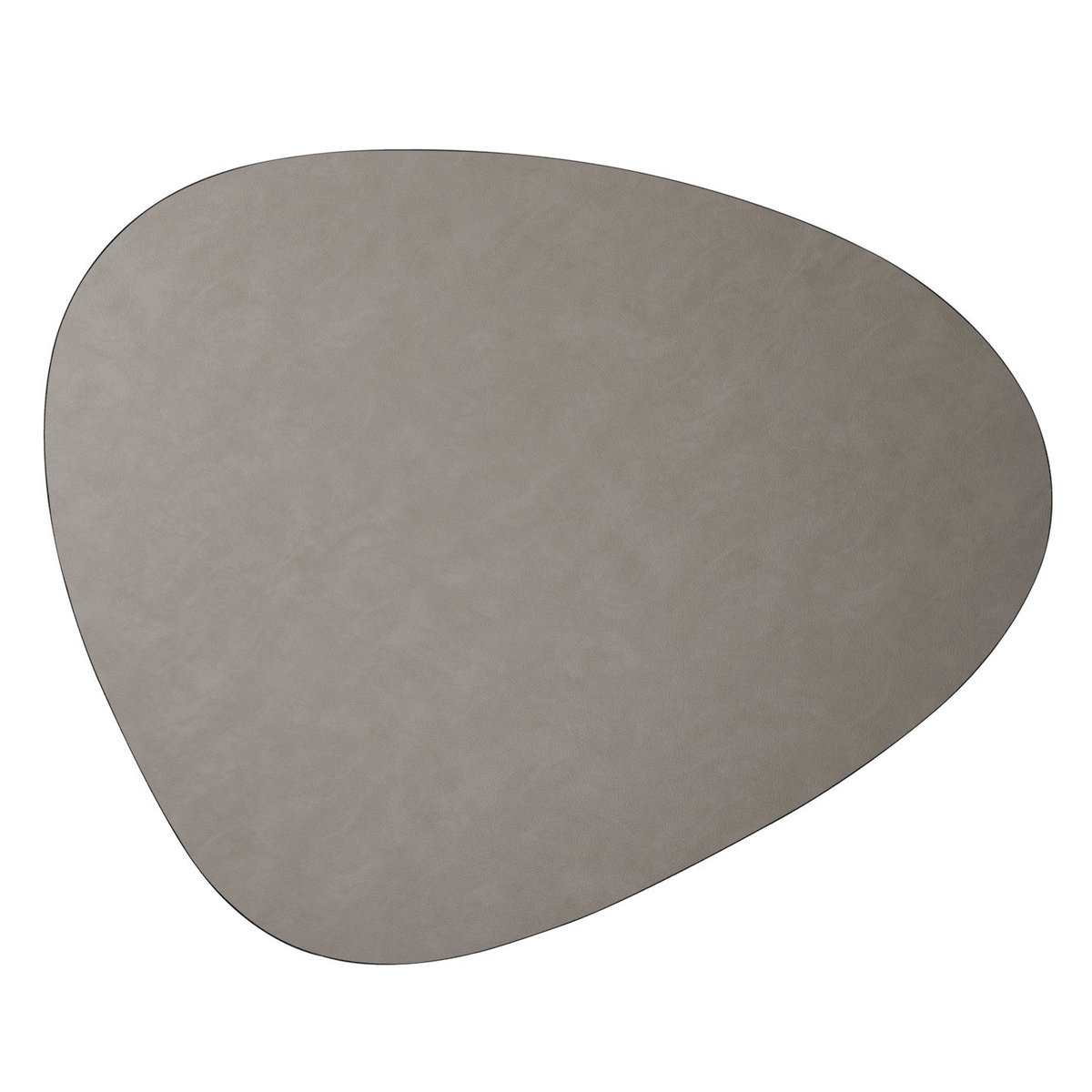 LIND DNA Curve Cloud lädermatta XXL Light grey | Skandinavisk Design | Runda mattor | Grå