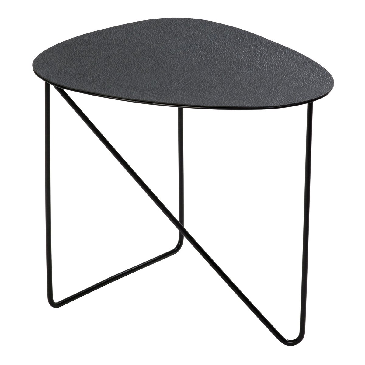 LIND DNA Curve Hippo sidobord M Black-anthracite | Skandinavisk Design | Avlastningsbord & Sidobord | Svart