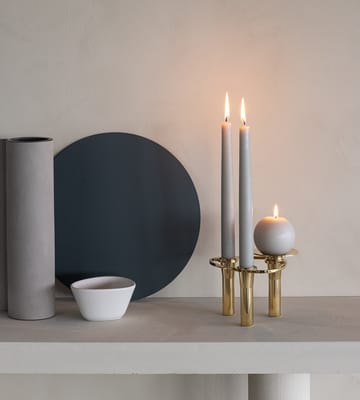 Curve Ljusstake - gold, tray - LIND DNA
