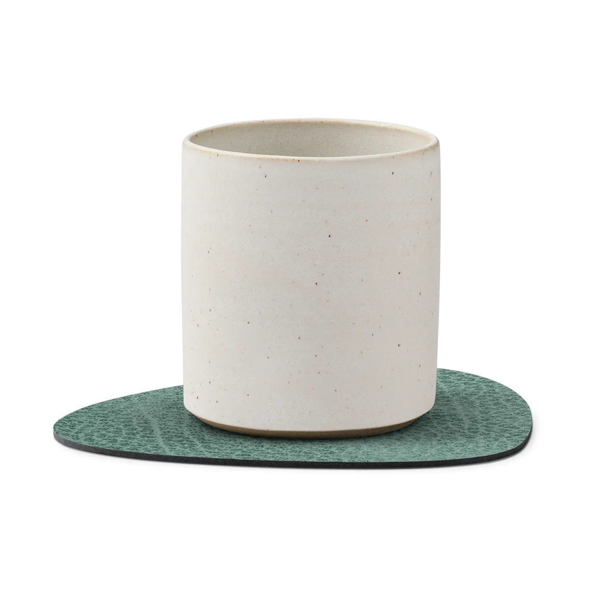 Hippo glasunderlägg curve, pastellgrön LIND DNA