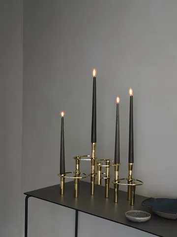 Lind Curve kombinerbar ljusstake 24K guldplätering - Triple - LIND DNA
