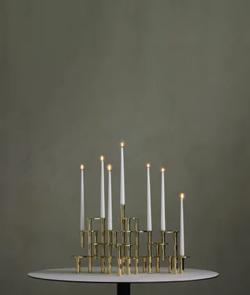 Lind Curve kombinerbar ljusstake 24K guldplätering - Triple - LIND DNA