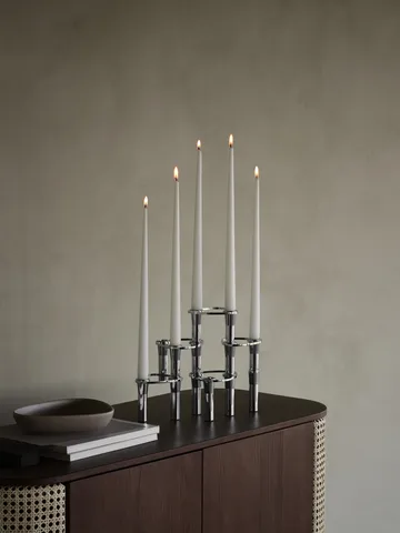 Lind Curve kombinerbar ljusstake krom - Triple - LIND DNA