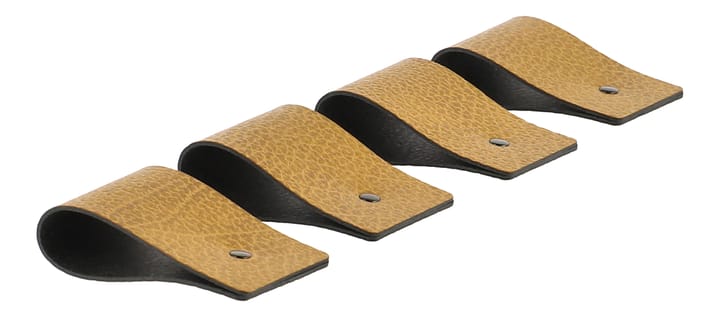 Loop name servettring 4-pack, Curry (brun) LIND DNA