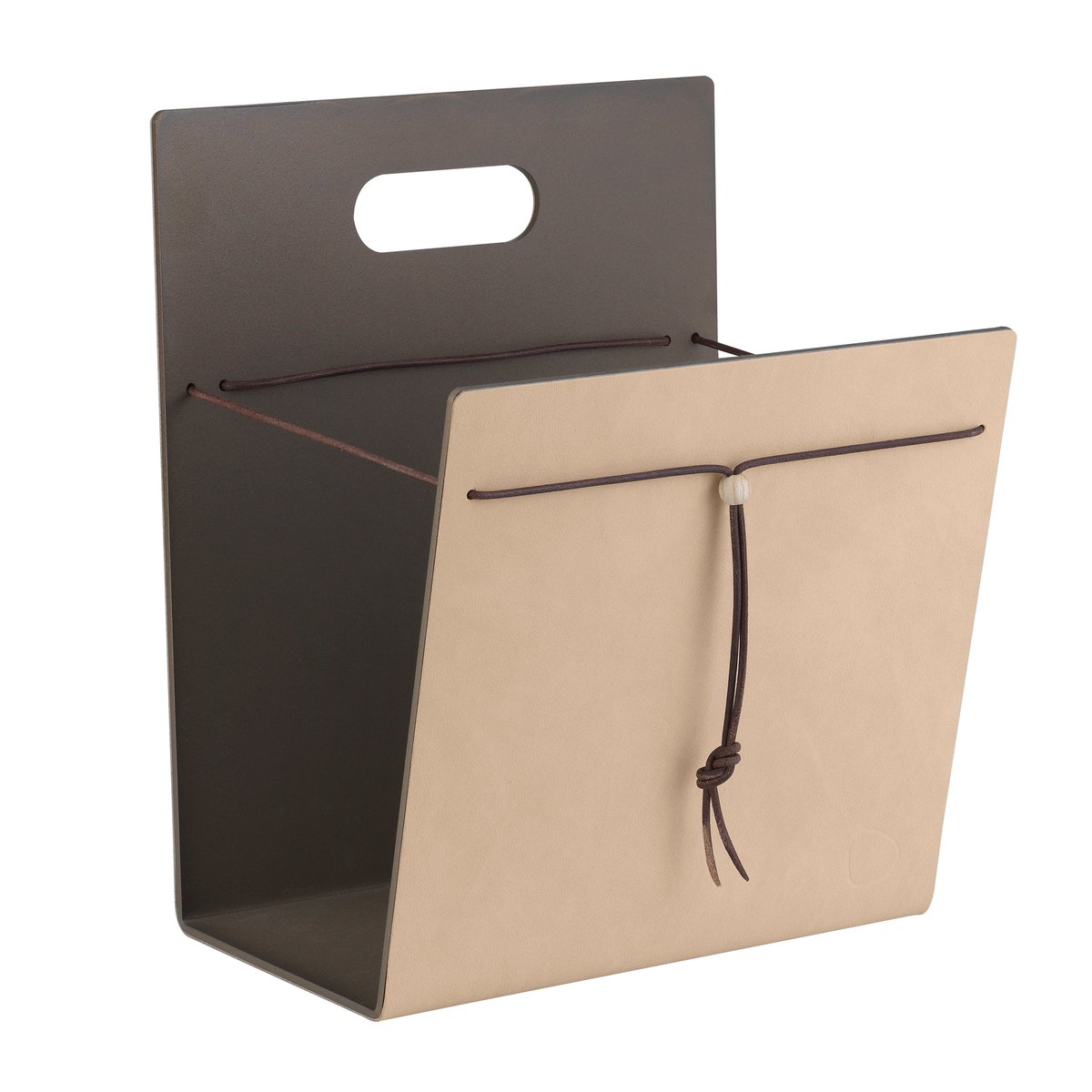 LIND DNA Magazine Holder Nupo M Sand-bronze | Skandinavisk Design | Tidningsförvaring | Beige
