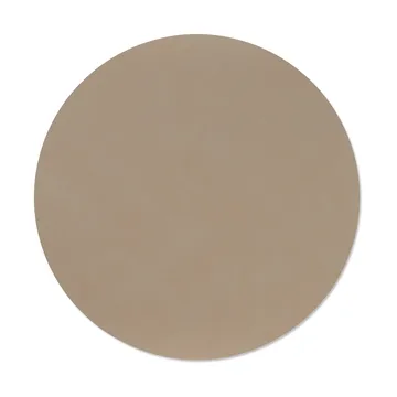 Nupo bordstablett - Clay brown, circle, L - LIND DNA
