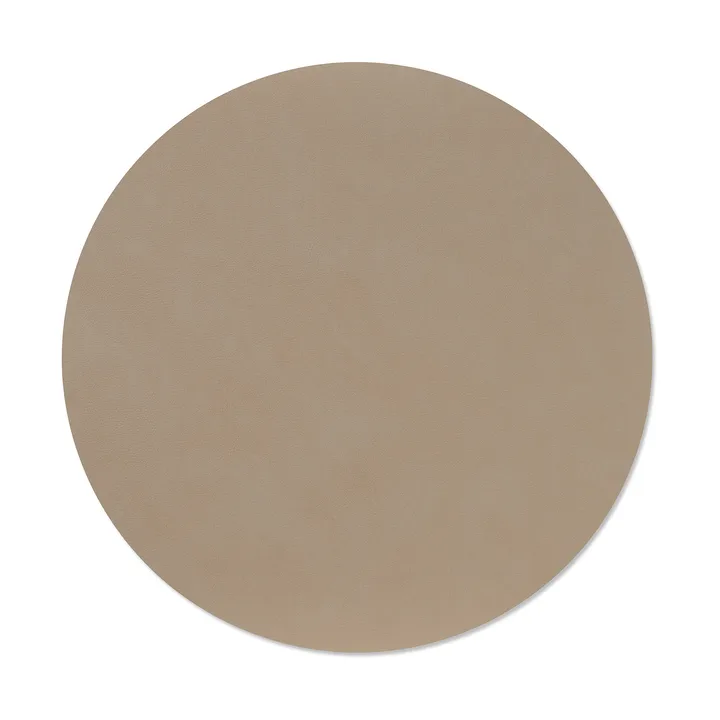 Nupo bordstablett - Clay brown, circle, L - LIND DNA