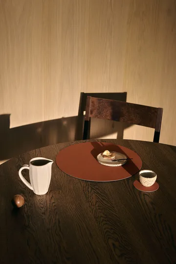 Nupo bordstablett - Rust, circle, L - LIND DNA