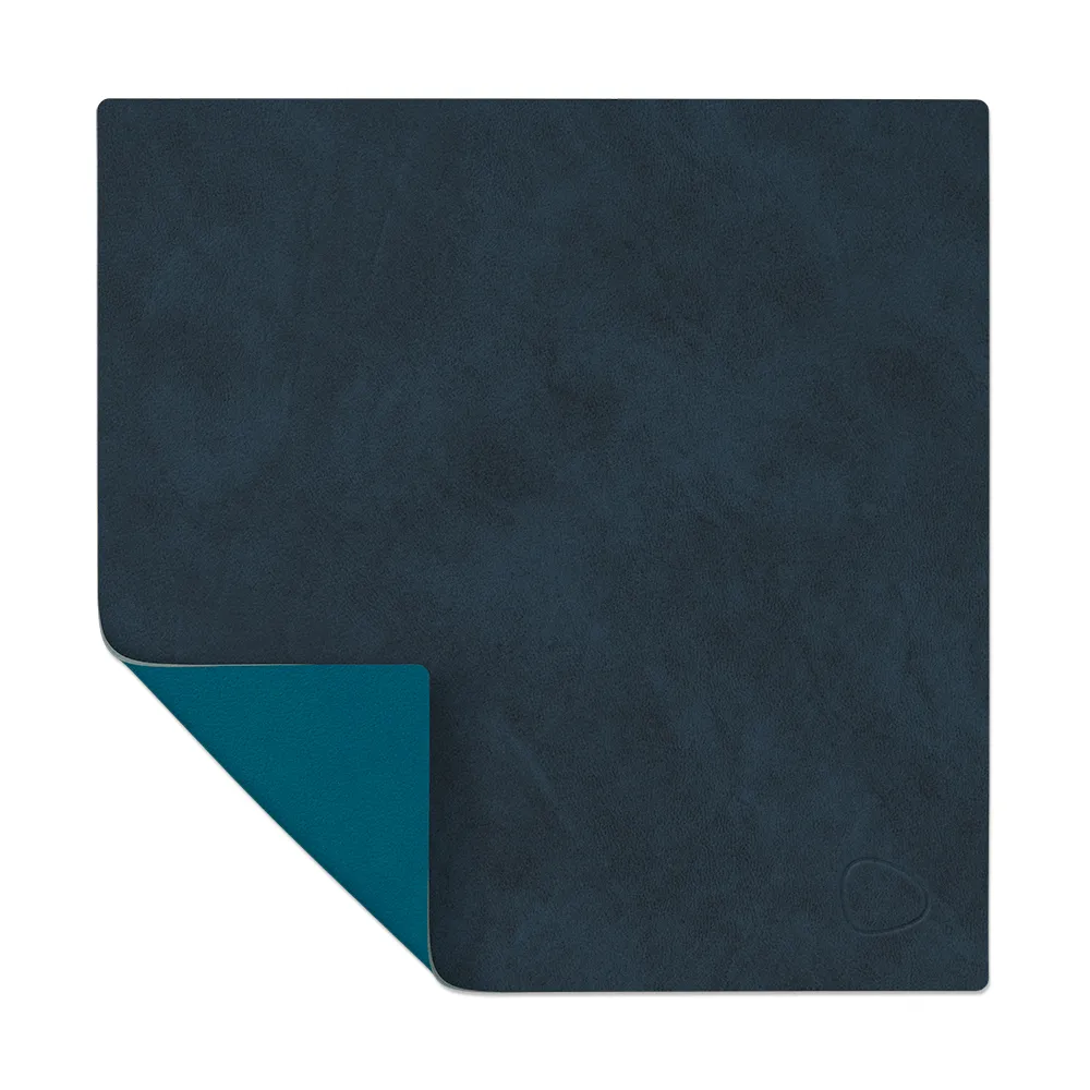 Nupo bordstablett square vändbar S 1 st, Midnight blue-petrol LIND DNA