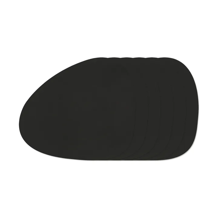 Nupo Curve bordstablettset - Black Ink, 6-pack - LIND DNA