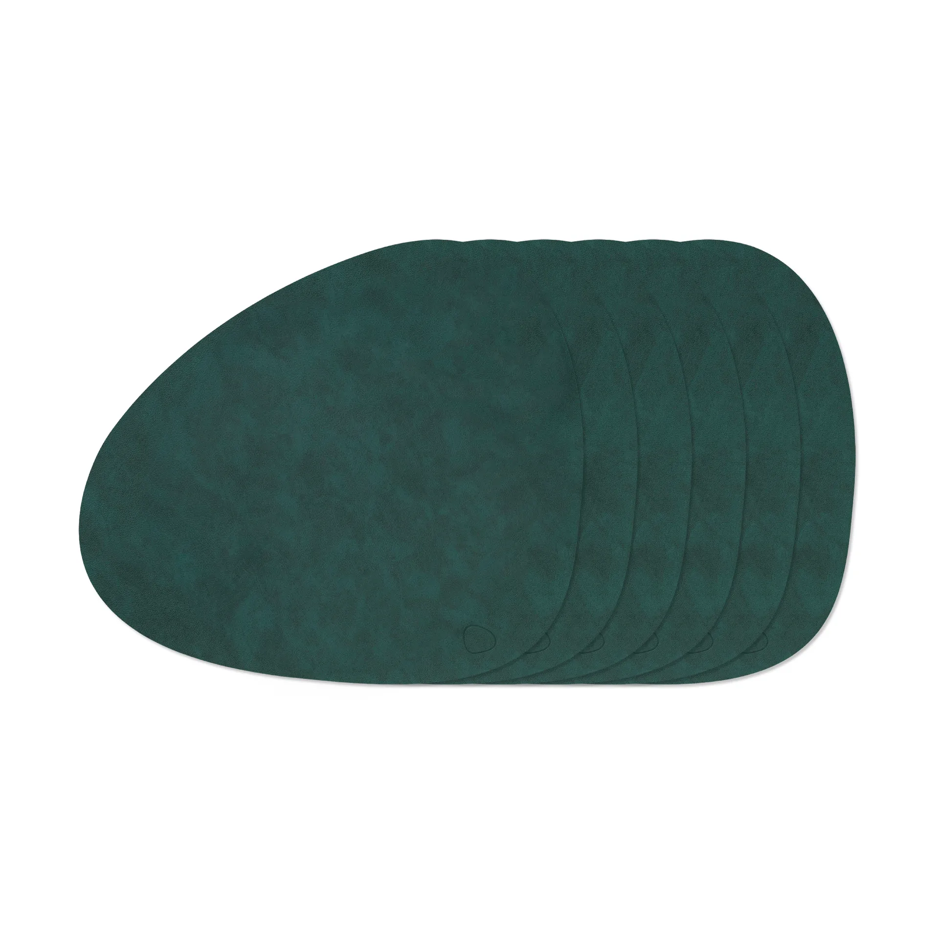 Nupo Curve bordstablettset, Dark Green, 6-pack LIND DNA