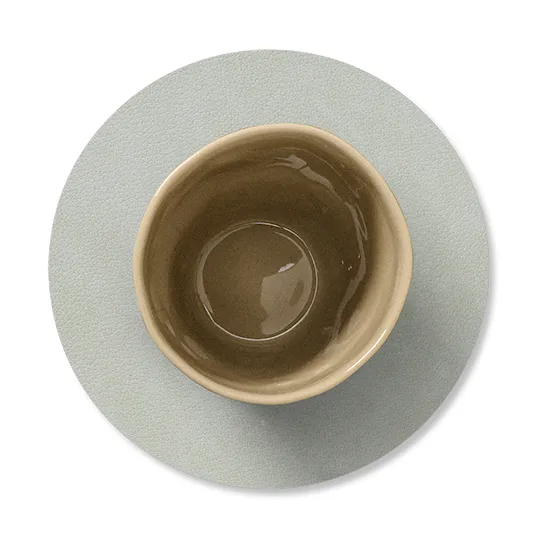 Nupo glasunderlägg circle, metallic (stengrå) LIND DNA