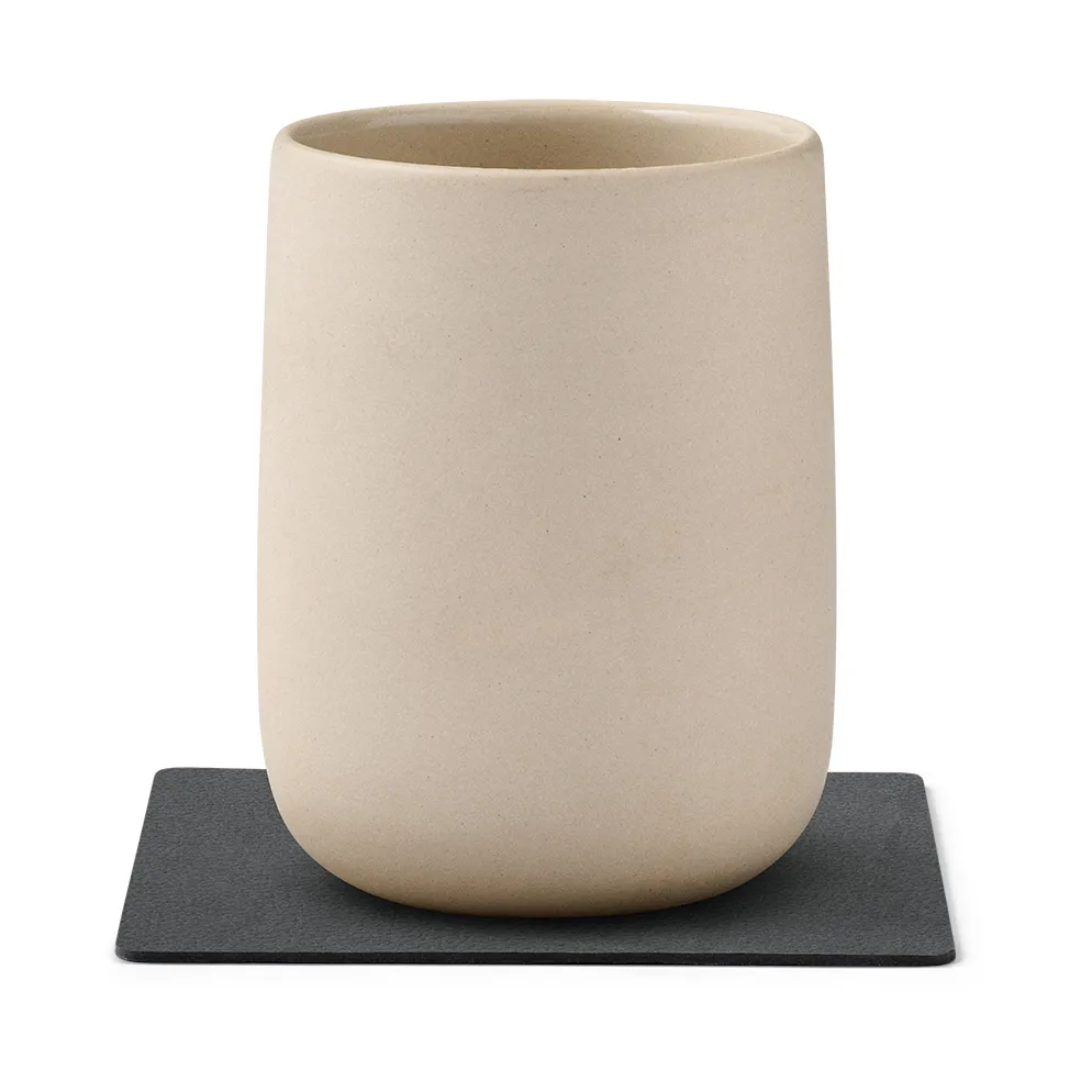 Nupo glasunderlägg vändbar square 1 st, antracitgrå-ljusgrå LIND DNA