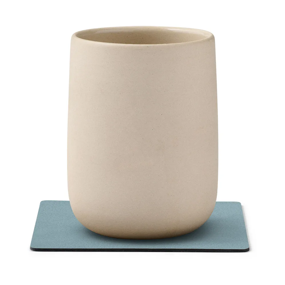 Nupo glasunderlägg vändbar square 1 st, ljusblå-ljusgrå LIND DNA