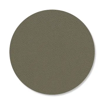 Serene glasunderlägg circle Ø10 cm - Moss - LIND DNA