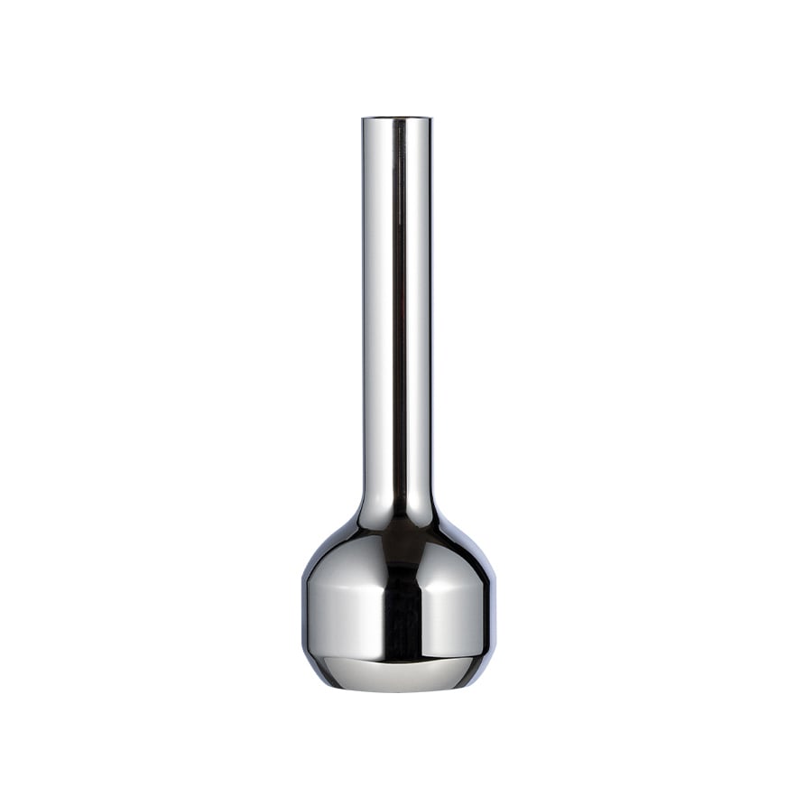 LIND DNA Silhouette 120 vas Chrome steel | Skandinavisk Design | Vaser | Silverfärgad