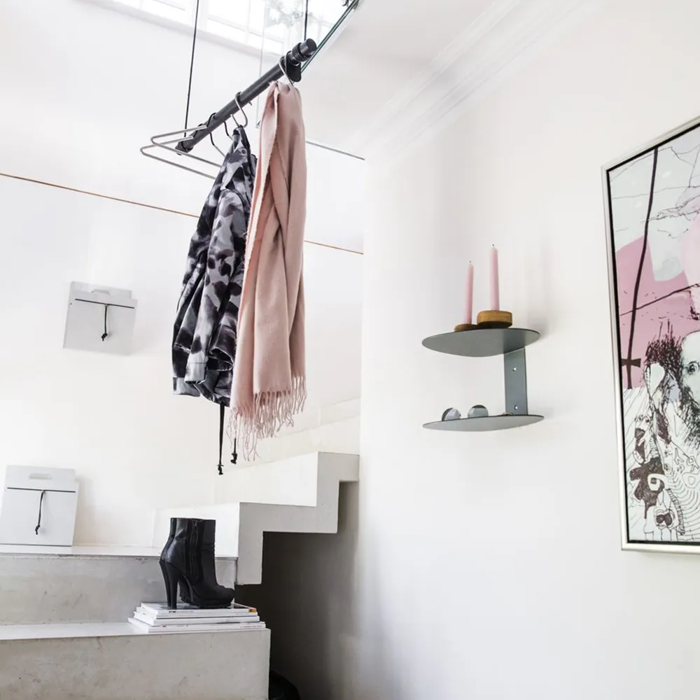 Swing klädhängare, oak nature, l, snöre nature LIND DNA