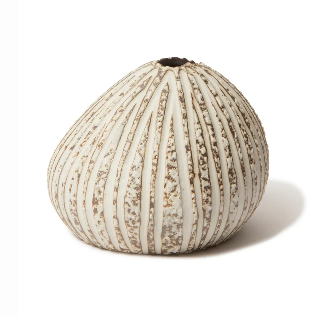 Lindform Asti vas small Stone stripe