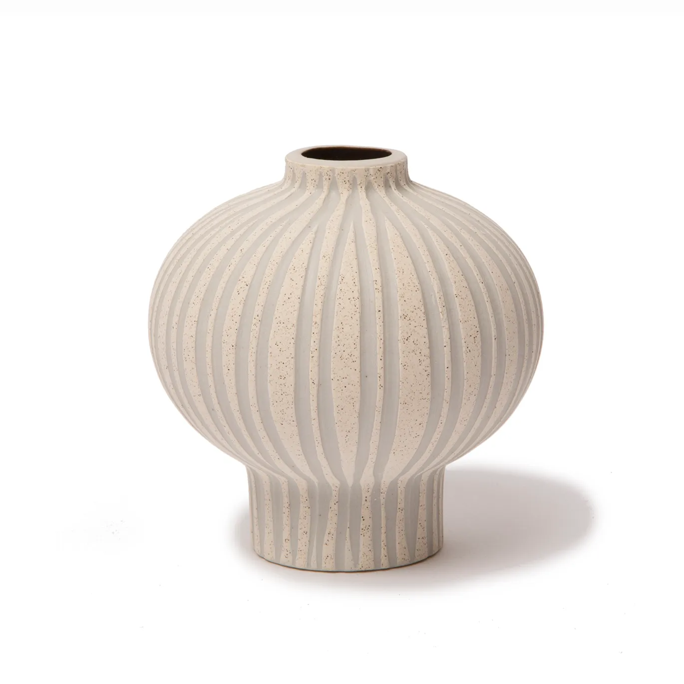 Cecilia vas, Sand white stone stripe Lindform