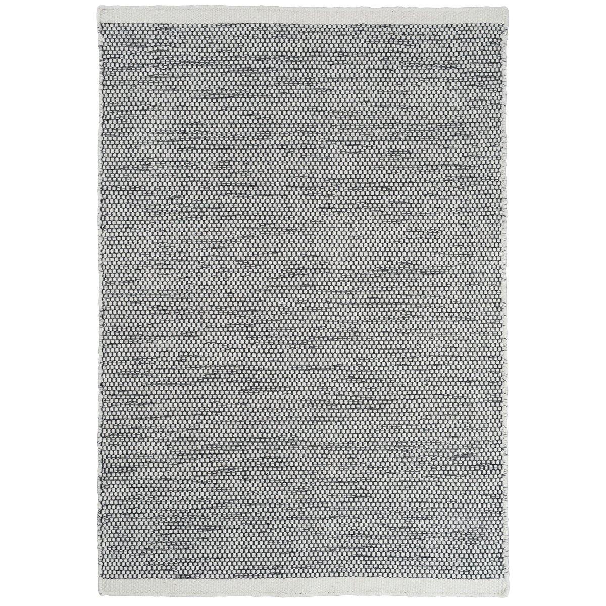 Linie Design Asko matta 70x140 cm Mixed | Skandinavisk Design | Ullmattor | Svart