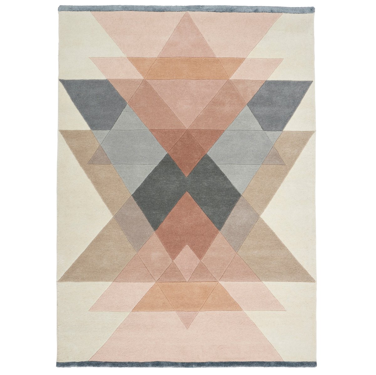 Linie Design Freya matta 140x200 cm Powder | Skandinavisk Design | Ullmattor | Rosa