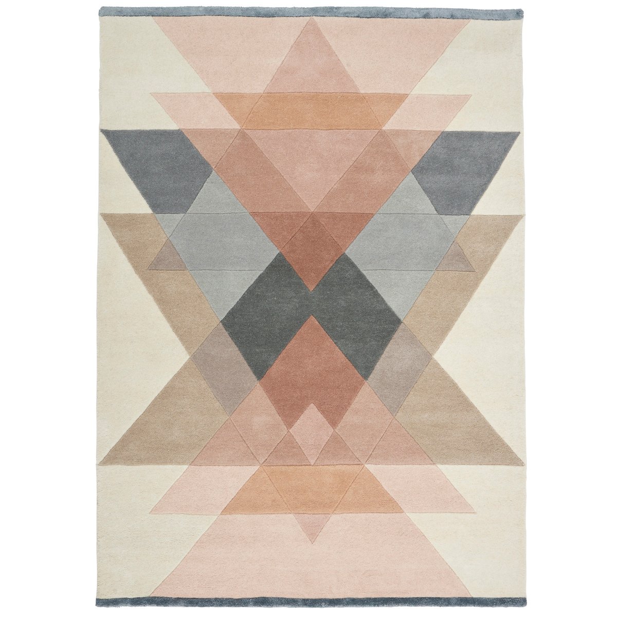 Linie Design Freya matta 200x300 cm Powder | Skandinavisk Design | Ullmattor | Rosa