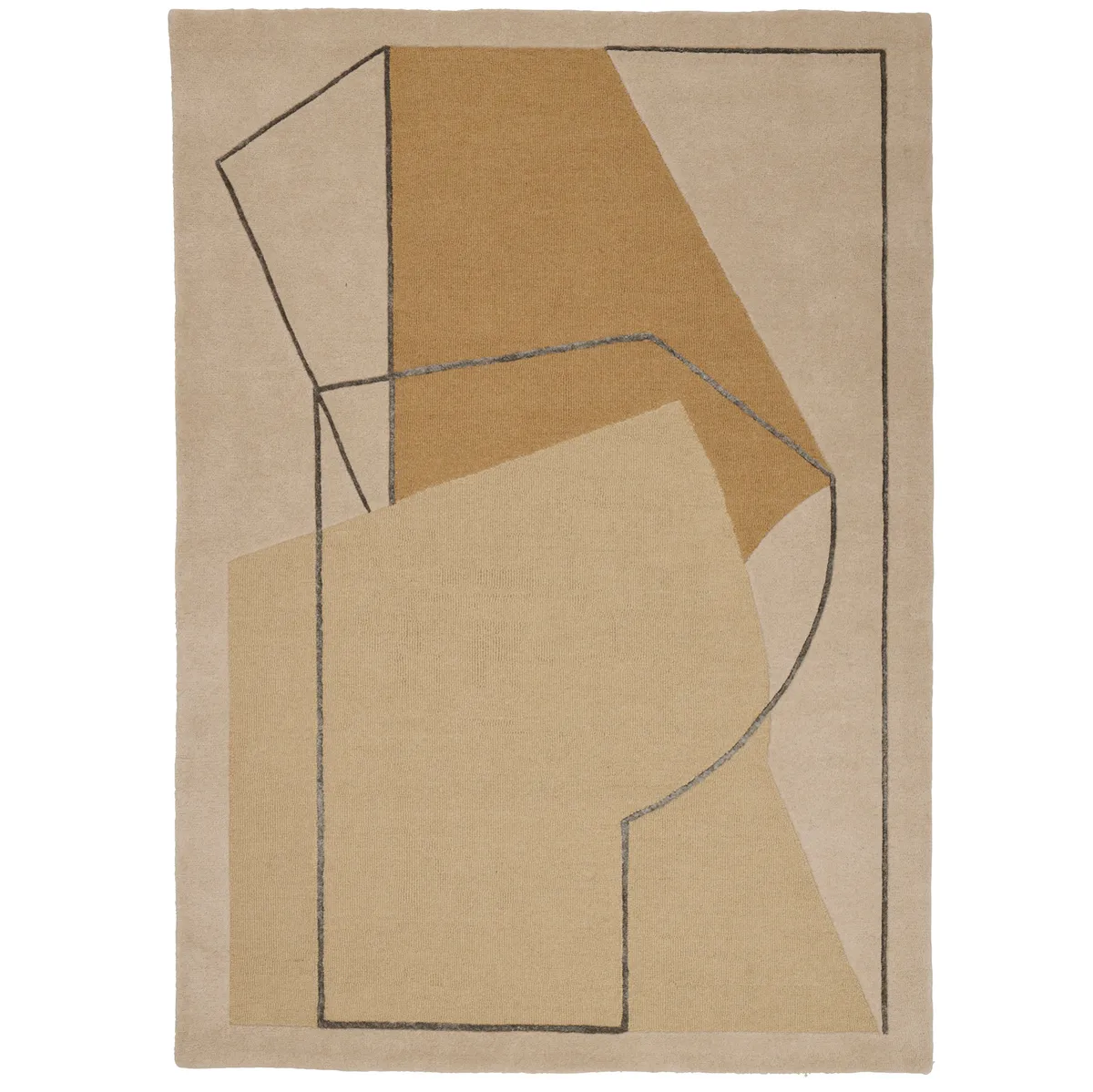 Linie Design Furbo matta 200x300 cm Yellow