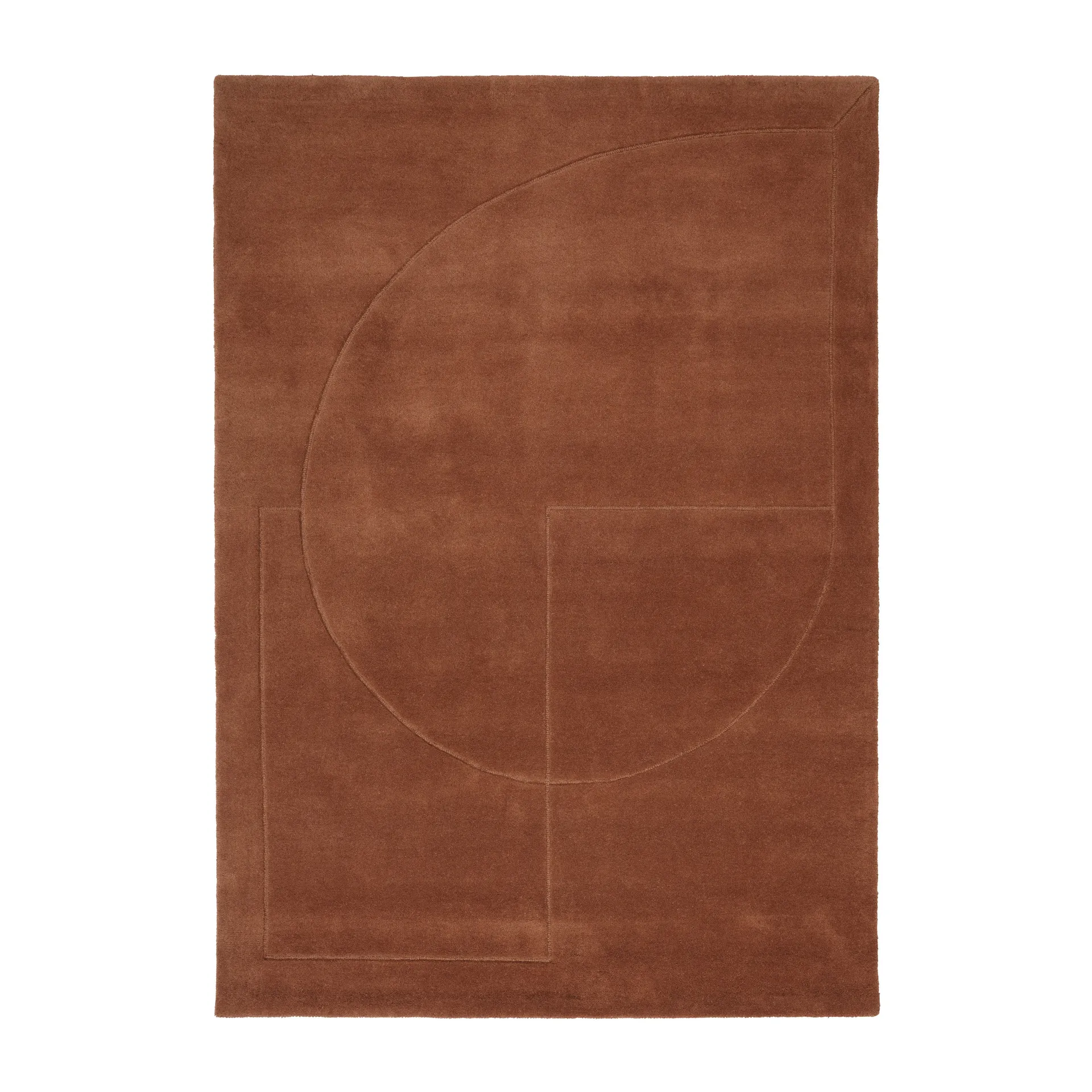 Lineal Poem ullmatta, Amber, 250x350 cm Linie Design