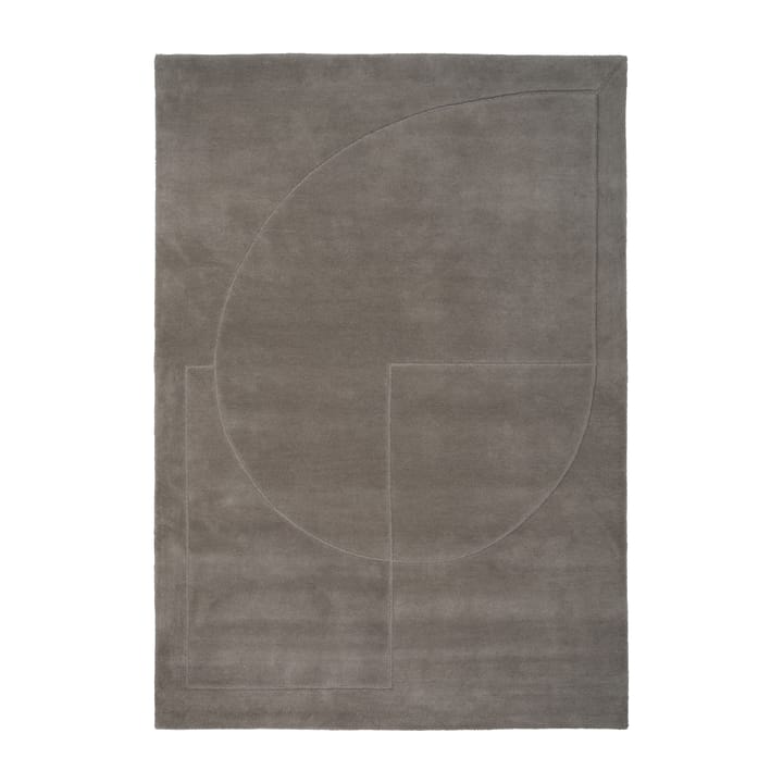 Lineal Poem ullmatta - Grey, 140x200 cm - Linie Design