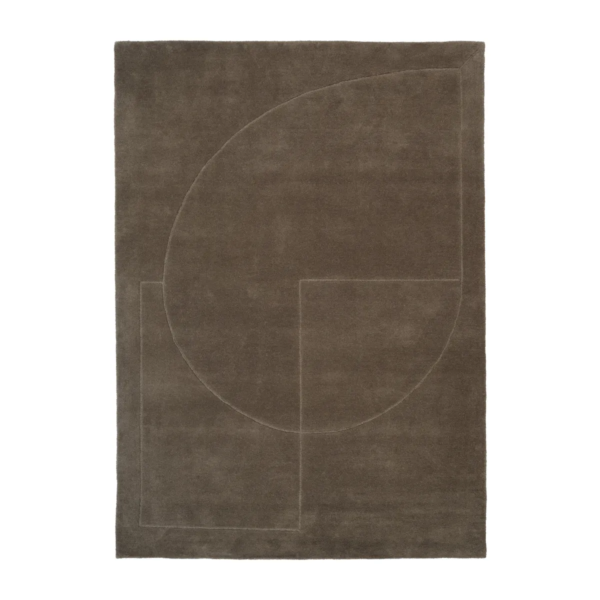 Linie Design Lineal Poem ullmatta Moss, 170x240 cm