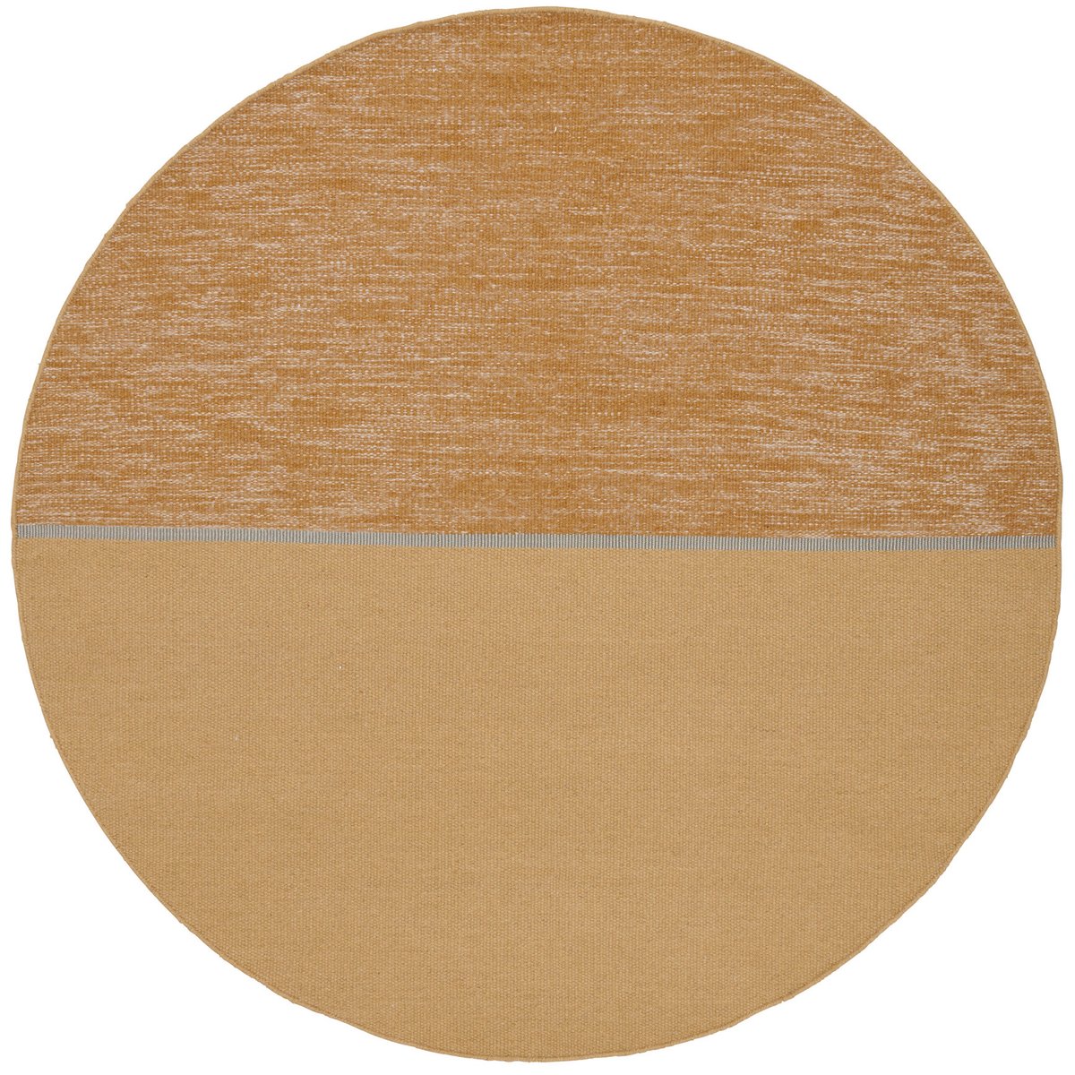 Linie Design Magnetize matta 250 cm Ochre | Skandinavisk Design | Runda mattor | Orange