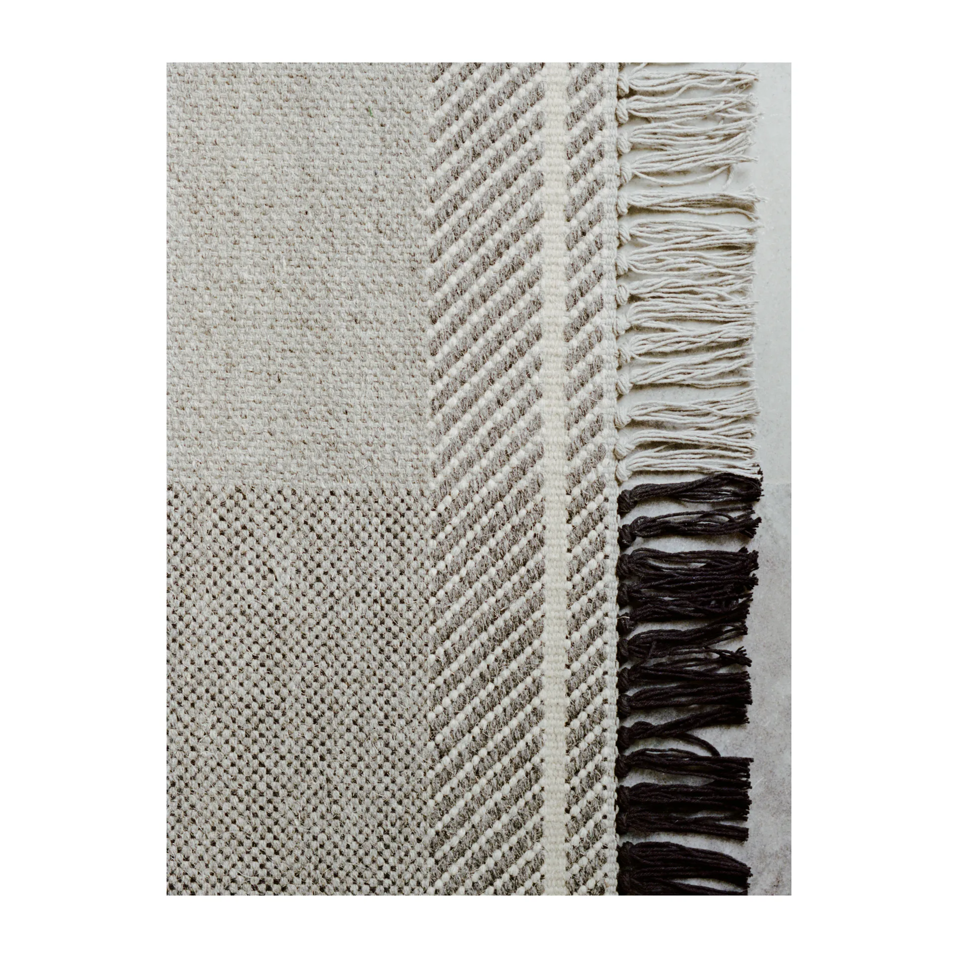 Mindful Soul ullmatta 250x350 cm, Stone-beige Linie Design
