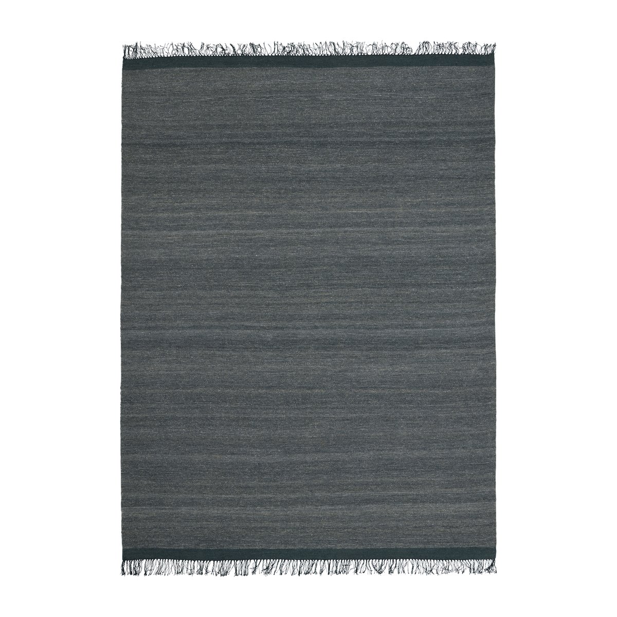 Linie Design Sigyn Gångmatta Anthracit, 80x250 cm | Skandinavisk Design | Ullmattor | Svart