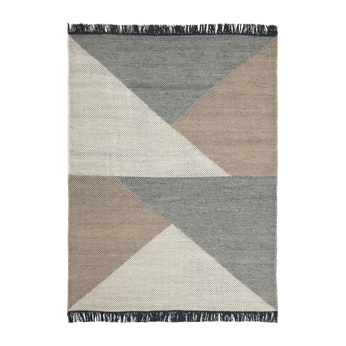 Linie Design Skuld ullmatta Light grey, 170x240 cm | Skandinavisk Design | Ullmattor | Grå