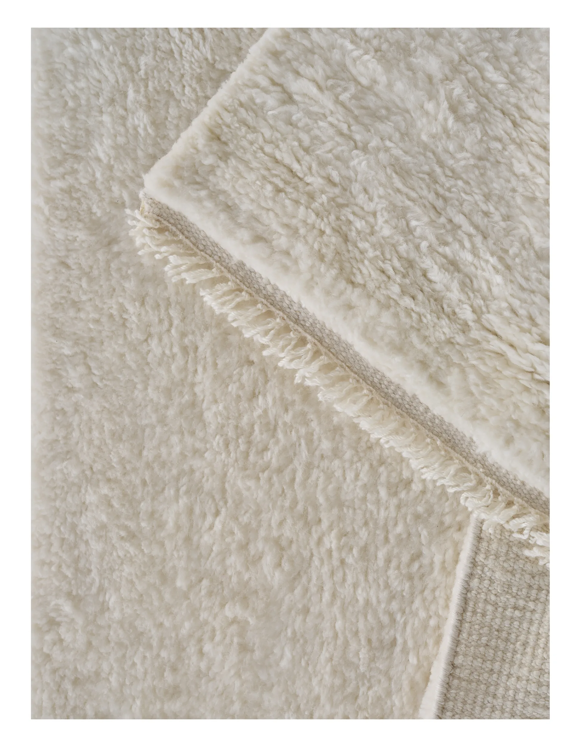 Soft Savannah ullmatta, White, 140x200 cm Linie Design