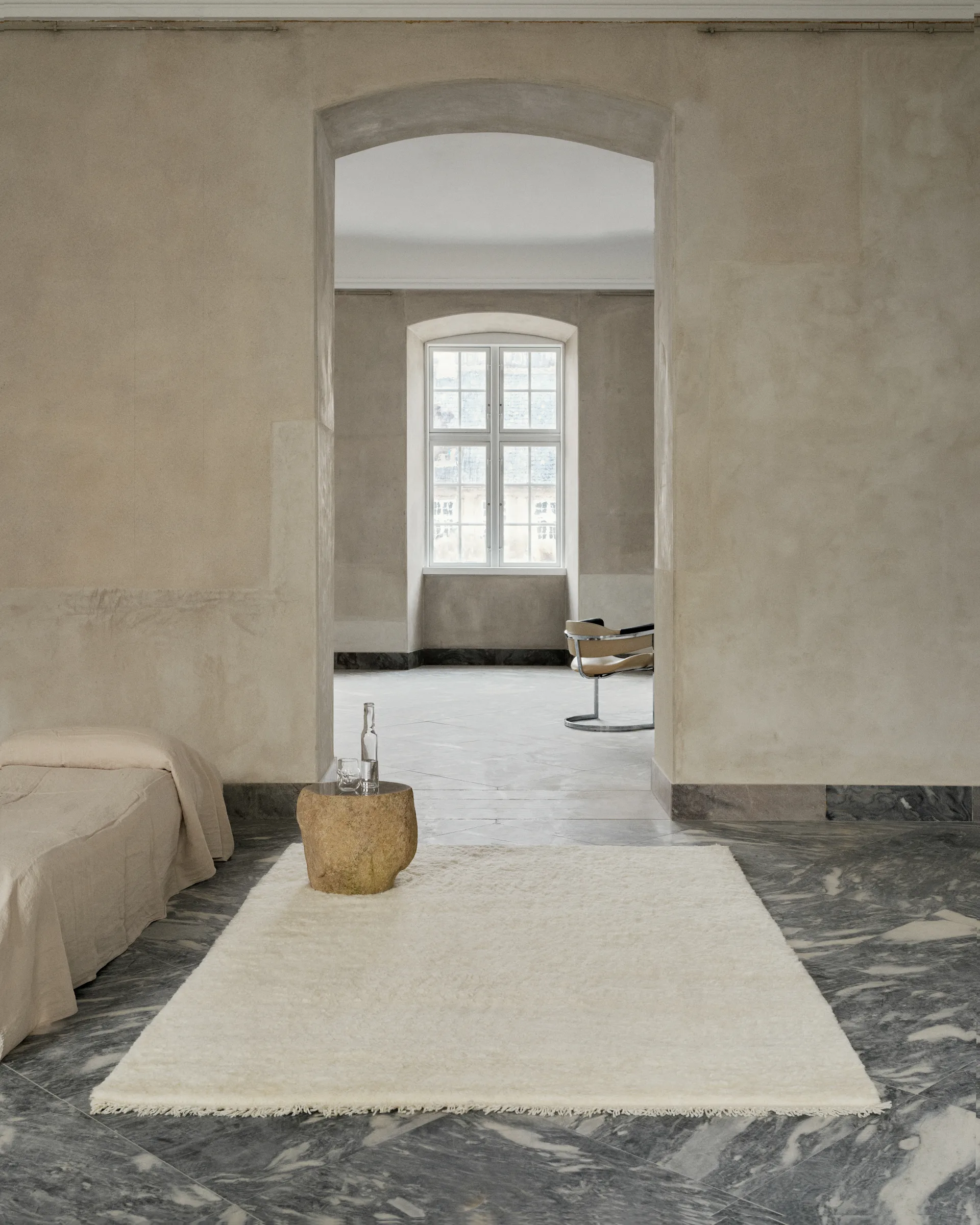 Soft Savannah ullmatta, White, 140x200 cm Linie Design