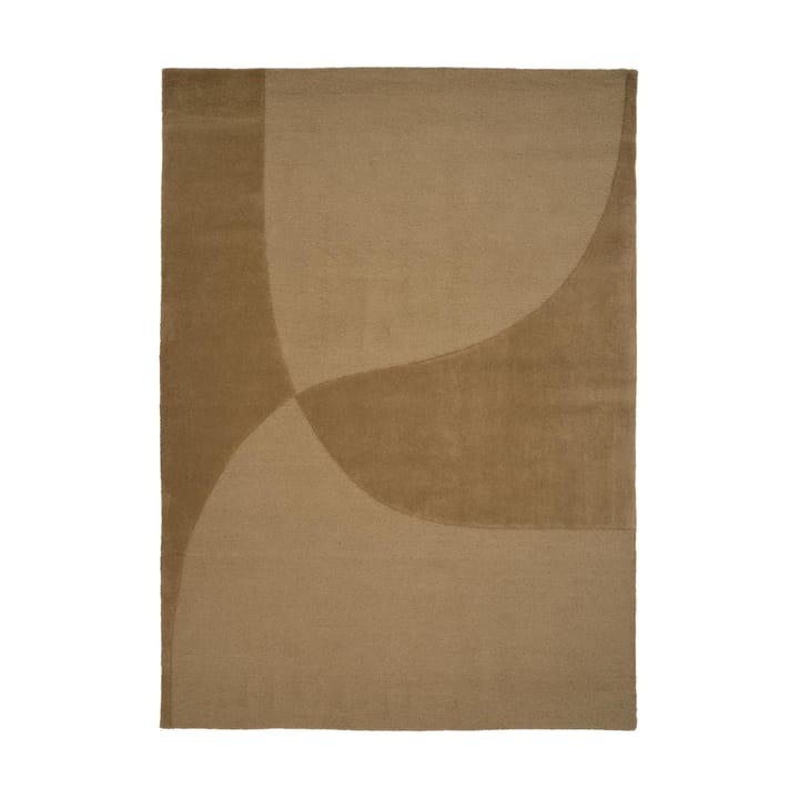 Split Plains matta - Mustard, 140x200 cm - Linie Design