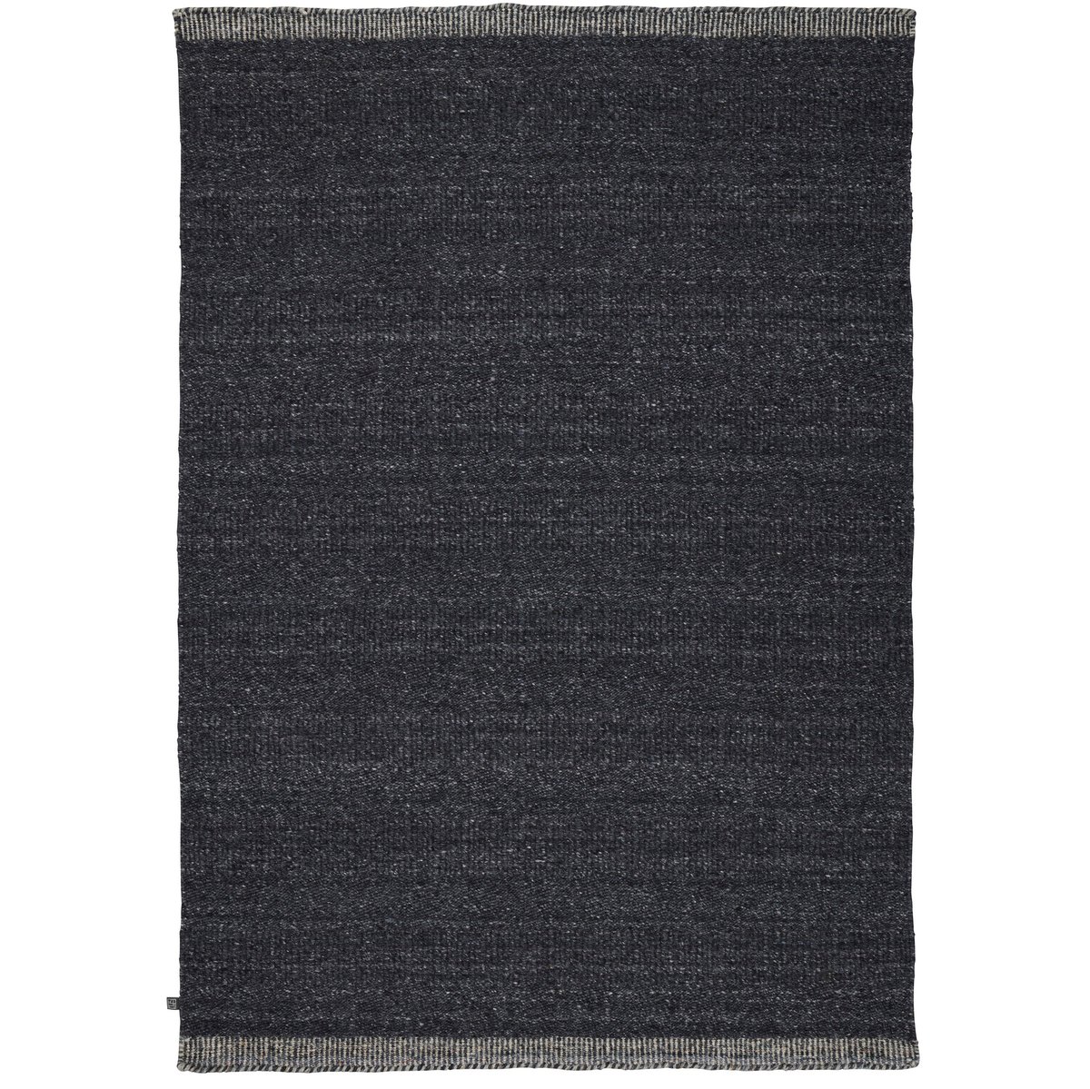 Linie Design Versanti ullmatta 250x350 cm Charcoal | Skandinavisk Design | Ullmattor | Svart