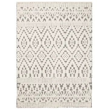 Zelbio ullmatta 140x200 cm - White-black - Linie Design