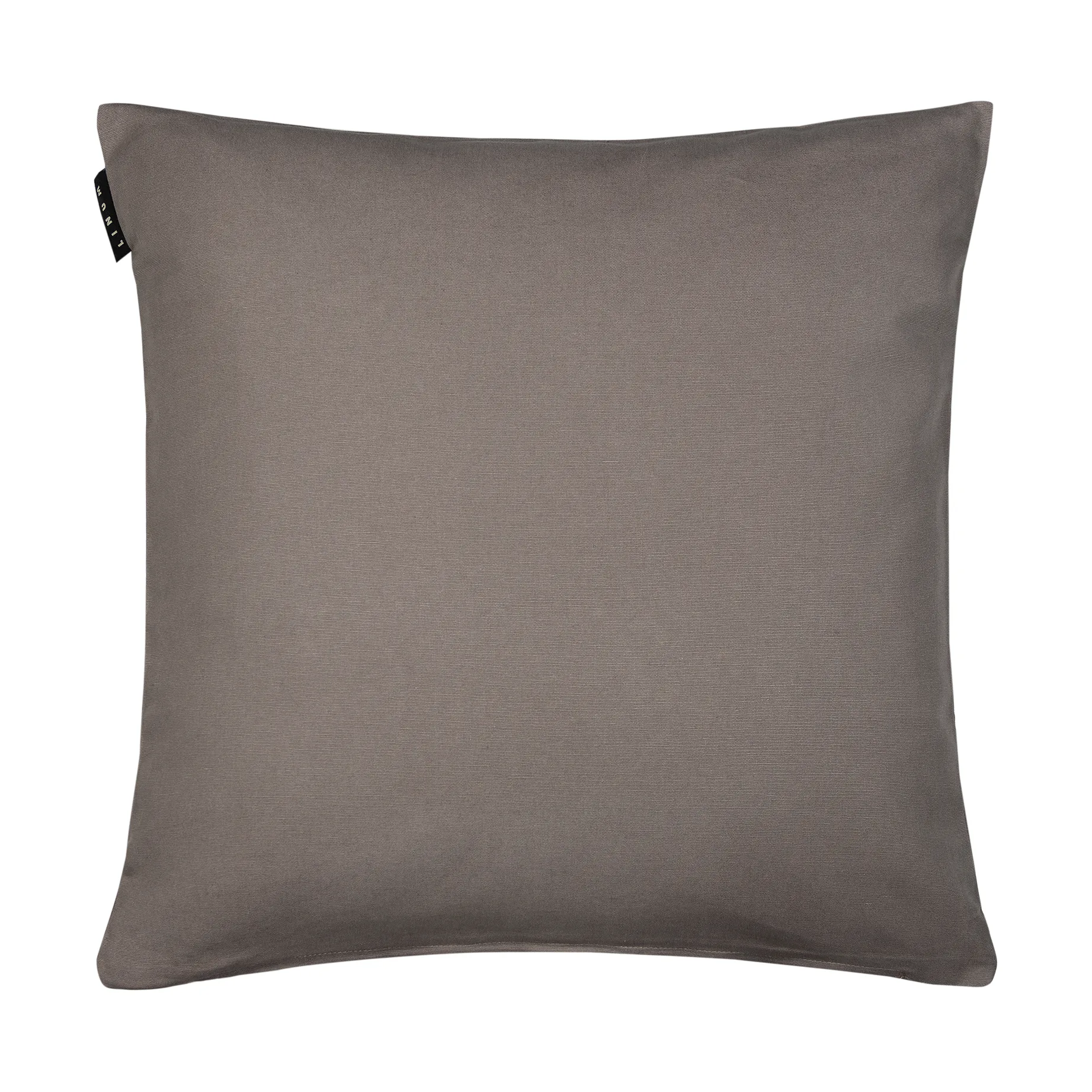 Annabell kuddfodral 50x50 cm, Mullvadsbrun Linum